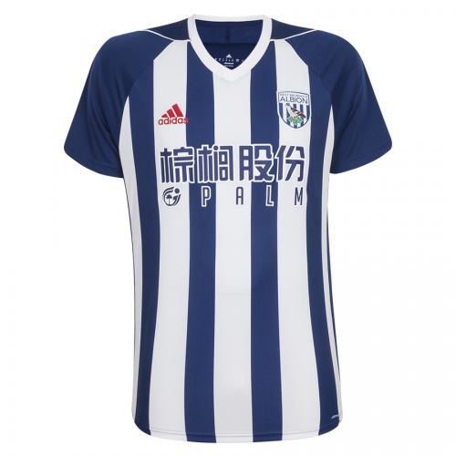 2017-18 West Bromwich Albion Home Soccer Jersey Shirt